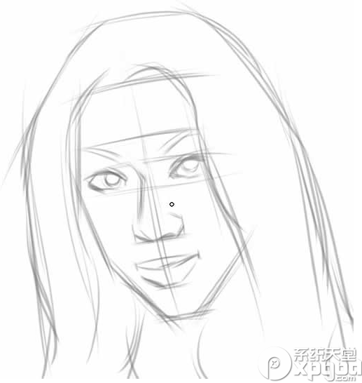 如何使用painter手绘素描教程