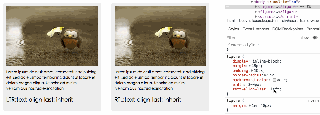 text-align-last