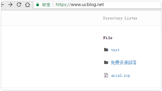 Directory Lister直接下載