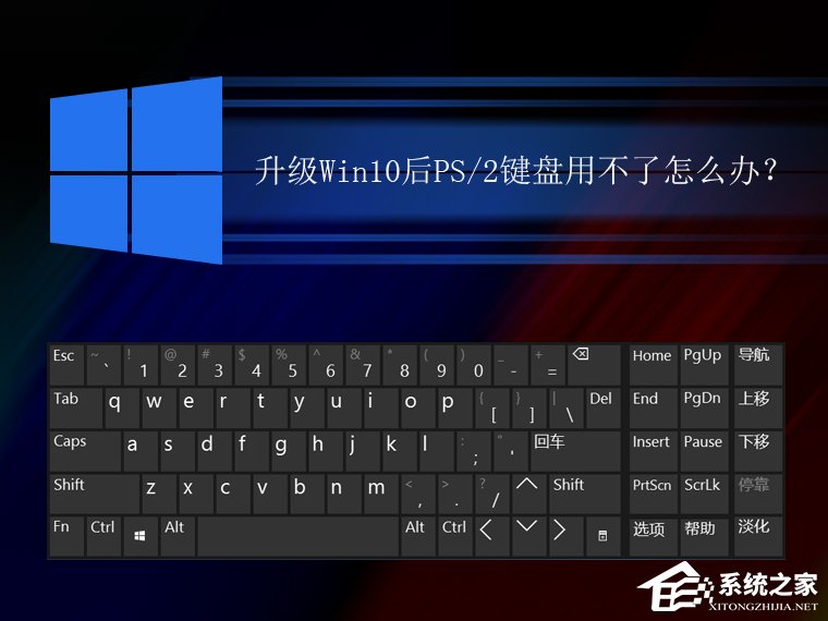 升級Win10後PS/2鍵盤用不了怎麽解決 三聯